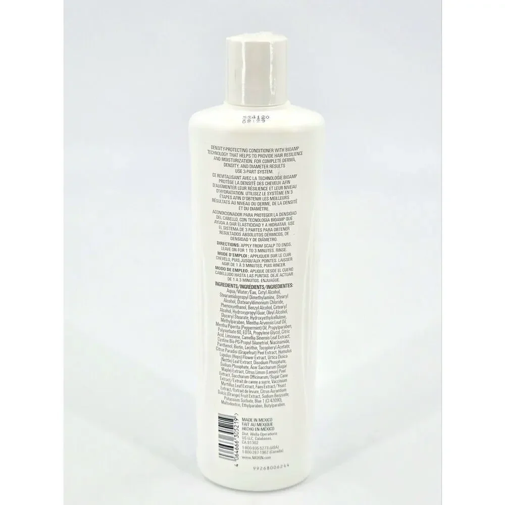 Nioxin Density System 2 Scalp Therapy Conditioner Natural Hair, 500ml Mens Hair